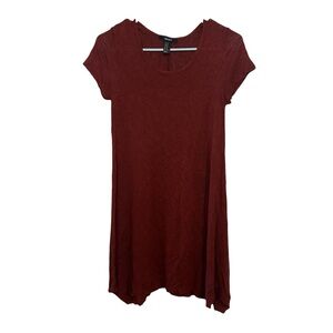 Forever 21 Casual Asymmetrical Hem Dress Medium